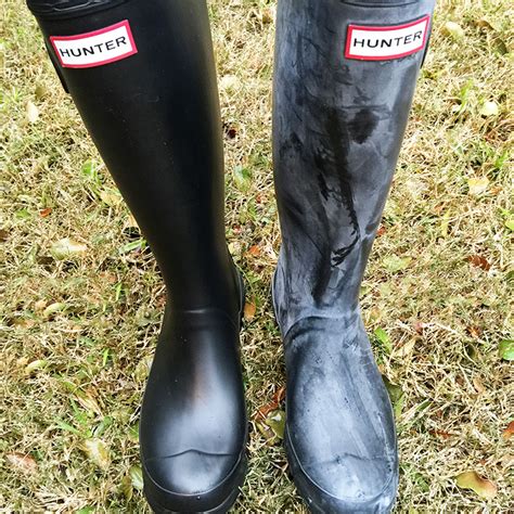 burberry rain boots white film